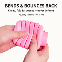 Gobelet pliable en silicone rond, anti-fuite, sans BPA, résistant aux chutes, résistant à la chaleur, avec couvercle en acier inoxydable, multicolores