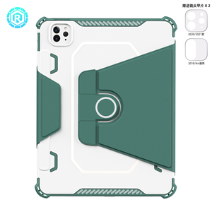 Giá đỡ xoay tương thích với <span class=keywords><strong>iPad</strong></span> Pro 11 10.9, kèm ốp bảo vệ có chức năng tự động ngủ/thức, vỏ máy tính bảng bằng da cho <span class=keywords><strong>iPad</strong></span> - Product Image 1