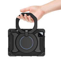 Untuk XiaoMi Pad 6S Pro 12.4 inci 360 tablet, sarung pelindung tablet pegangan putar dengan tali bahu bawaan
