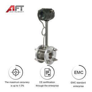 4-20ma darbe çıkışı hava akış kömür gazı Co2 24v güç Modbus buhar sıkıştırılmış hava vortex akış ölçer tekstil endüstrisi için - Product Image 3