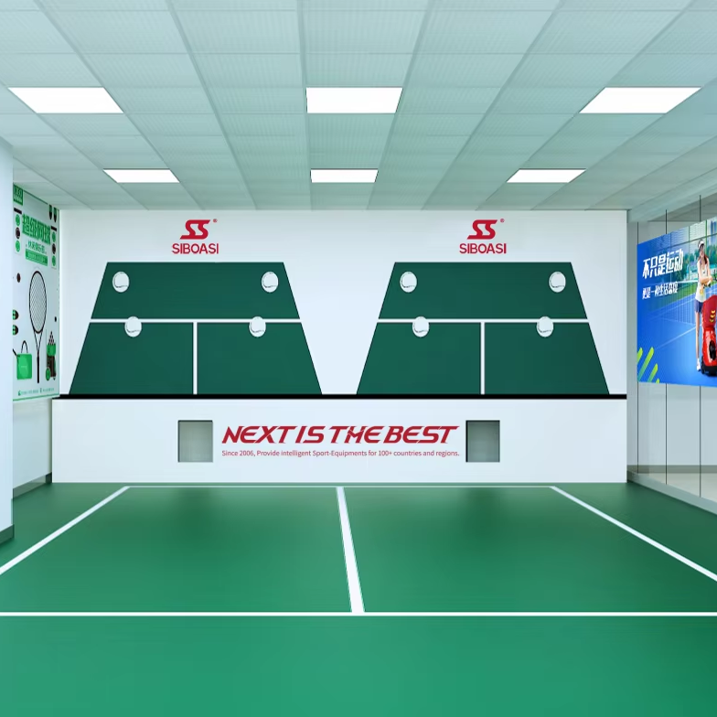 Indoor-Tennistraining: Anpassbares Smart Tennis Lern- und Trainingscenter mit Multi-Geräte-Steuerung (Mobil, PC & Tablet)****^^^^ https://www.siboasi.com