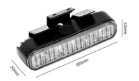 Feux de moto homologués CE avec 6 LED, gyrophare de toit étanche IP65 18W, accessoire d'avertissement pour calandre de véhicule 12V, pour voitures neuves