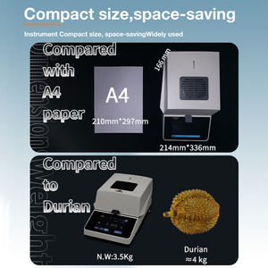 Équipement de laboratoire 110g * 10mg Analyseur d'humidité à écran tactile de haute précision Analyseur de teneur en humidité - Product Image 6