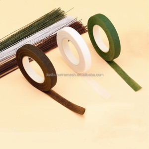 Çiçek dekorasyon yeşil kağıt bant çiçek kök sarma için 1/2 inç çiçek bant - Product Image 3