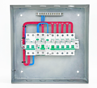 Boîte de distribution d'éclairage personnalisée, boîtier en acier, montage en surface, panneau de distribution domestique