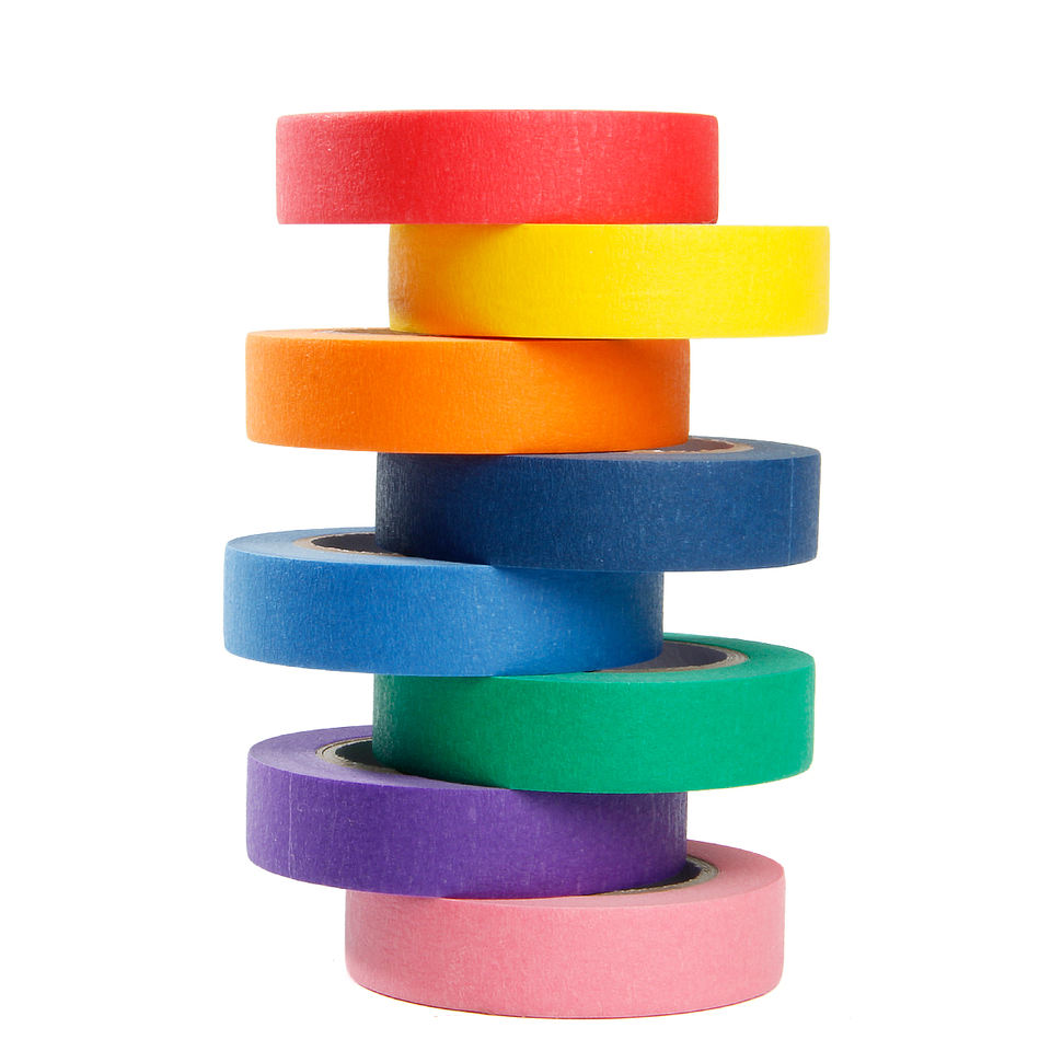 Slides Coloring Customized Multiple Color General Purpose Wall Decorative Crepe ...