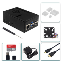 Kit Raspberry Pi 5 4B 5B 4 Carcasa Completa, Ventilador, Disipador de Calor, Destornillador y Accesorios de Memoria