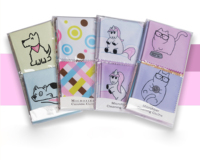 Eastsunshine - Chiffon de nettoyage pour lunettes en microfibre à motif de dessin animé, emballage en sac OPP, pour lentilles optiques, logo personnalisé