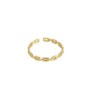 Geometric Hollow Adjustable <b>Opening</b> <b>Ring</b> Gold Color Unisex Fashion Jewelry Gift Yiwu Origin - Product Image 5