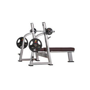 LMCC Machine de gymnastique de qualité supérieure Equipement de fitness Machine de presse de <span class=keywords><strong>banc</strong></span> de poitrine plate directe d'usine Equipement de gymnastique de <span class=keywords><strong>banc</strong></span> plat multiple - Product Image 5