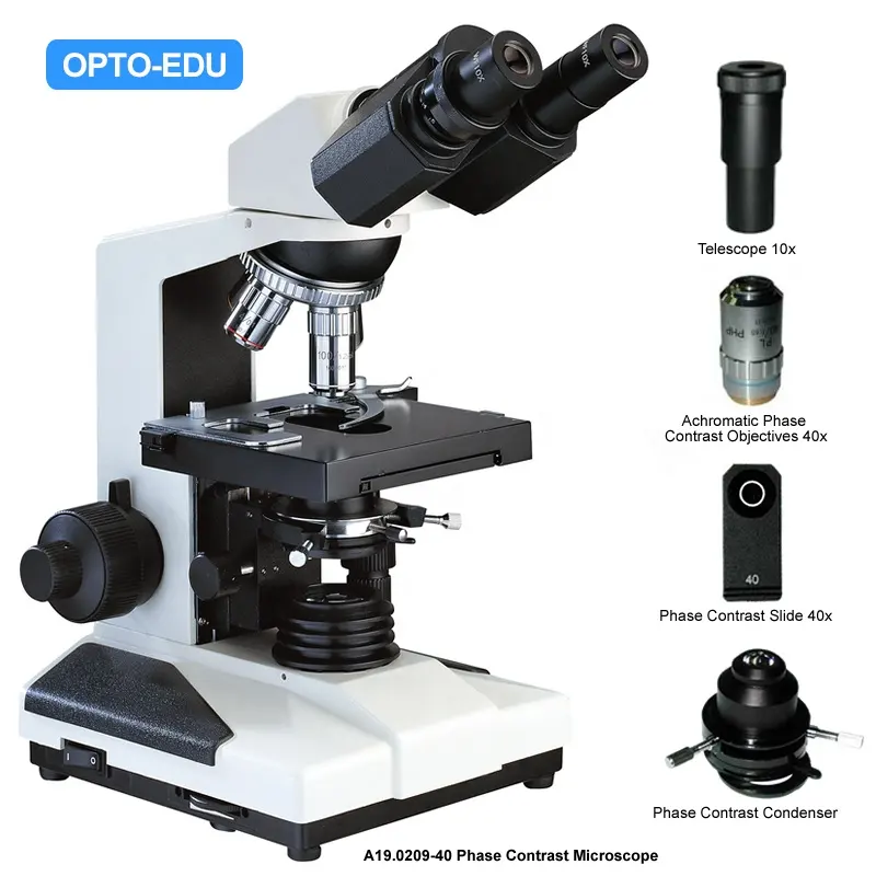 OPTO-EDU A19.0209-40 שלב ניגודיות מיקרוסקופ