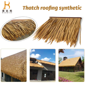 Thatch sintético tradicional + techo + sintético ignífugo imitación impermeabilización Nylon Paja rollo de techo de paja - Product Image 3