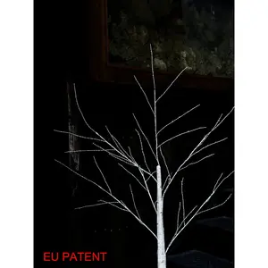 Holiday Lighted Birch Tree Lamp Outdoor Christmas Decorative Light Christmas Trees Led