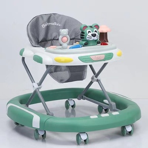 Nouvelles trotteuses en plastique 3-en-1 pour bébés et enfants, anti-renversement, anti-jambes en O, aide au démarrage, pour garçons et filles, avec fonction assise et poussée, capacité de charge 10 kg - Product Image 2