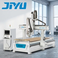 Machine de nesting CNC 4 axes JIYU KH-908TD, automatique et multifonctionnelle, pour gravure, rainurage, sciage et découpe de panneaux, routeur de travail du bois