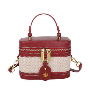 Sac fourre-tout spacieux en cuir PU, dernier design, pour femme, sac à main tendance avec bandoulière unique, fermeture éclair, doublure en polyester portable - Product Image 5