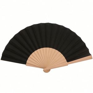 High Quality Spanish Bamboo Folding Hand Fabric Fan Eco-Friendly Folk Art Design for Business <b>Gifts</b> and Wholesale - Product Image 1