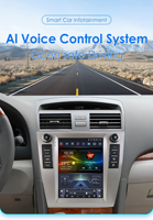 CARUPEZ 9.7 inci Android Auto GPS Terintegrasi Head Unit Stereo Mobil untuk Toyota Camry 2006-2011 DSP Plug and Play