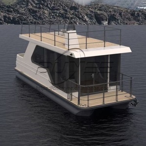 Maison mobile moderne sur l'eau ponton hangar à bateaux petites maisons flottantes petite maison bateau Offre Spéciale - Product Image 2