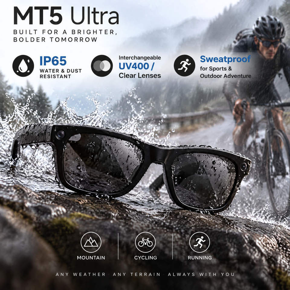 Next 24 Photo Frame AIbuds Smart Bluetooth Camera Glasses 8MP Photo Sync Hands Free Calling ...