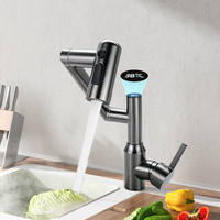 Robinet mitigeur monocommande eau chaude et froide pour lavabo de salle de bain, cuisine, camping-car – Qualité supérieure – Produit chinois