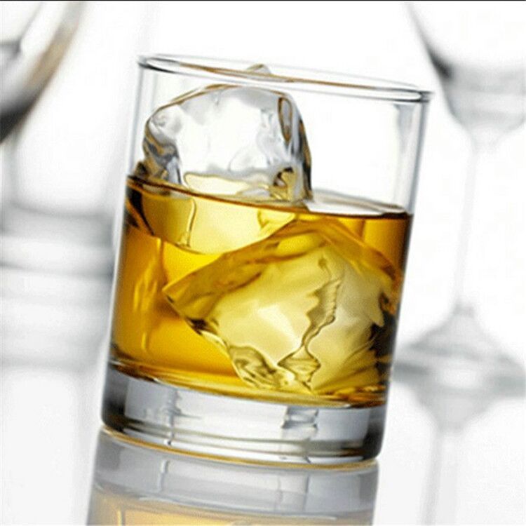 9~12oz  Old Fashioned Style Clear Tumbler Whiskey Glasses Whiskey Tumbler Glasses with etched