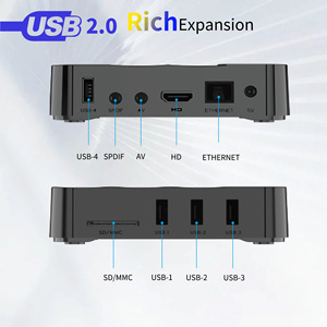 เครื่องเล่นสื่อ Q3แอนดรอยด์14เครื่องเล่น H313 quad-core <span class=keywords><strong>4K</strong></span> สตรีมมิ่ง WiFi 6สำหรับ5.4สำหรับการควบคุมด้วยเสียงในตัว set-top box - Product Image 3