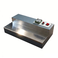 Machine d'emballage manuelle semi-automatique à rétrécissement thermique pour boîte de parfum en film plastique Bopp Wallepac