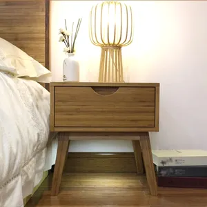 Bedsides Home Furniture 2 Drawers Chest Bamboo Cabinets Bedsides Night Stands Table With Drawer