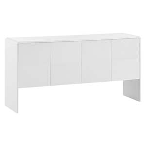 DB TREXM 60\"L Living Room Entryway <b>Sideboard</b> with 4 Doors and Rebound Device Minimalist Style Large <b>Storage</b> Space - Product Image 6