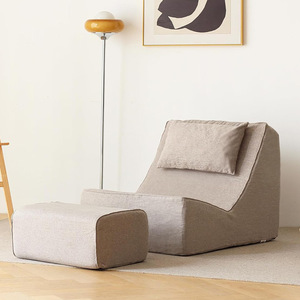 เก้าอี้โซฟาปรับเอนแบบพับได้พร้อมพนักพิงพับได้สำหรับพื้นที่พักผ่อนบนระเบียงหน้าต่างเบย์วินโดว์ - Product Image 1