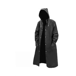 High Quality 1PC Plastic Unisex Waterproof <b>Raincoat</b> Thickened Durable Reusable Rainwear for Women <b>Men</b> Camping - Product Image 1
