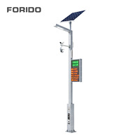 Farola Solar Inteligente FORIDO con Cámara CCTV Opcional, Pantalla LED y Otras Funciones para Proyectos de Alumbrado Público