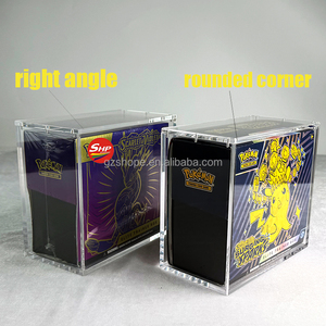 Boîte en acrylique à bords arrondis SHP en promotion pour Pokémon Écarlate et Violet : Boîte d'entraînement Elite Paldean Fates, acrylique 6 mm avec protection UV - Product Image 3