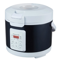 Cuisinière à riz électrique universelle 12-24V 3L, pot de cuisson portable pour voiture avec minuterie et fonction maintien au chaud pour SUV, camion, camping-car, camping