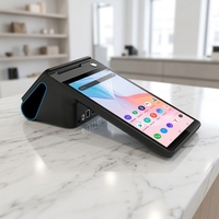 Máquina Procesadora de Pagos, Dispositivo POS Android 14 Móvil con Pantalla Táctil de 8 Pulgadas, 4G, Lector de Códigos de Barras, Sistema de Punto de Venta Portátil