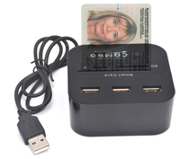 Lecteur de cartes intelligent USB, livraison directe depuis l'usine, pour carte SIM, carte SD, TF