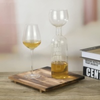 Ensemble de verres à vin en cristal à effet cascade de style américain en gros, 350 ml, gobelet, flûte à champagne