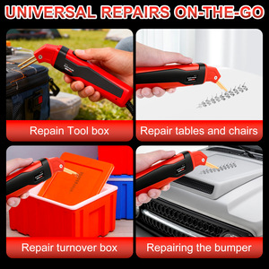 Máquina de Soldar Plástico Roja, Herramientas de Garaje, Grapadora Práctica, Máquina de Reparación de Plástico PVC, Máquina de Soldar para Reparación de Parachoques de Automóviles - Product Image 4