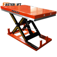 Table élévatrice à ciseaux hydraulique 3000 kg, plateforme personnalisable, machine de manutention de matériaux
