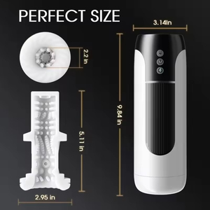 Masturbador Masculino Inteligente con Sonido, Copa Vibradora con Movimiento de Empuje, Juguetes Sexuales para Hombres, Masturbación Automática - Product Image 4