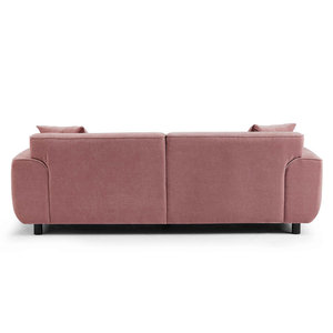 Juego de Sofás de Lujo Personalizados Furnistyle, Muebles de Sala de Estar Modernos, Futón Plegable de Terciopelo y Cuero - Product Image 5