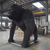 Modèle d'orang-outan animatronique réaliste, King Kong de dessin animé pour la décoration ou la publicité