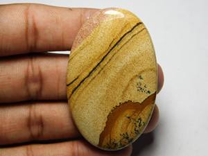 Belle qualité supérieure en vrac véritable taille calibrée pierres précieuses multi-formes lisse concepteur naturel jaspe cabochons en gros OEM - Product Image 2