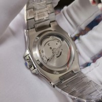 Neue Luxus-Herrenuhren mit Automatikwerk, 30M Wasserdicht, Quadratische Form, Edelstahl-Sportchronograph für Männer