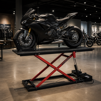 Plateforme élévatrice hydraulique électrique pour moto, table à ciseaux robuste, équipement d'atelier et de garage, kit d'outils de réparation
