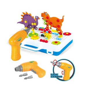 Kit de Bloques de Construcción Creativos Realistas con Múltiples Temas para Niños Pequeños, Dinosaurios y Vehículos de Ingeniería, Regalo Educativo - Product Image 1