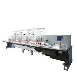 Machine automatique à quatre têtes pour poinçonnage, couture et broderie, idéale pour la sellerie automobile, le cuir, les meubles, les vêtements et la décoration intérieure - Product Image 1