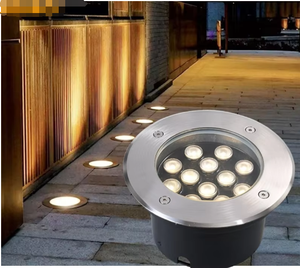 IP67, нержавеющая сталь, 2 Вт, светодиодные пошаговые светильники 12 В 300 мм, диаметр теплого белого, IP67, водонепроницаемые, 220 В, 36 Вт, светодиодный заземляющий светильник - Product Image 3