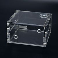 Transparent Acrylique Réservoir D'eau Double Lecteur Optique Ordinateur refroidisseur D'eau Réservoir D'eau Industrielle